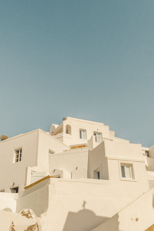 Santorini buildings