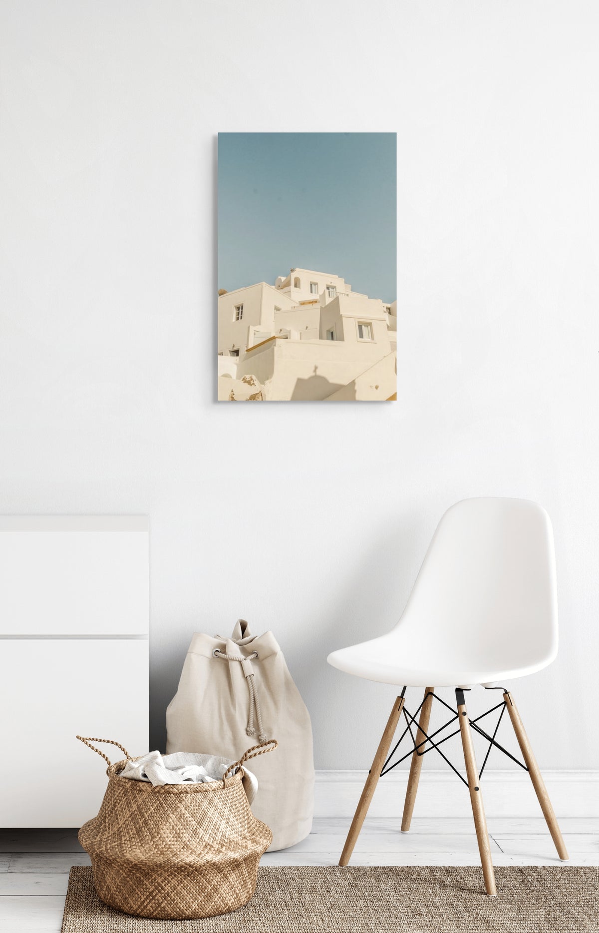 Santorini buildings