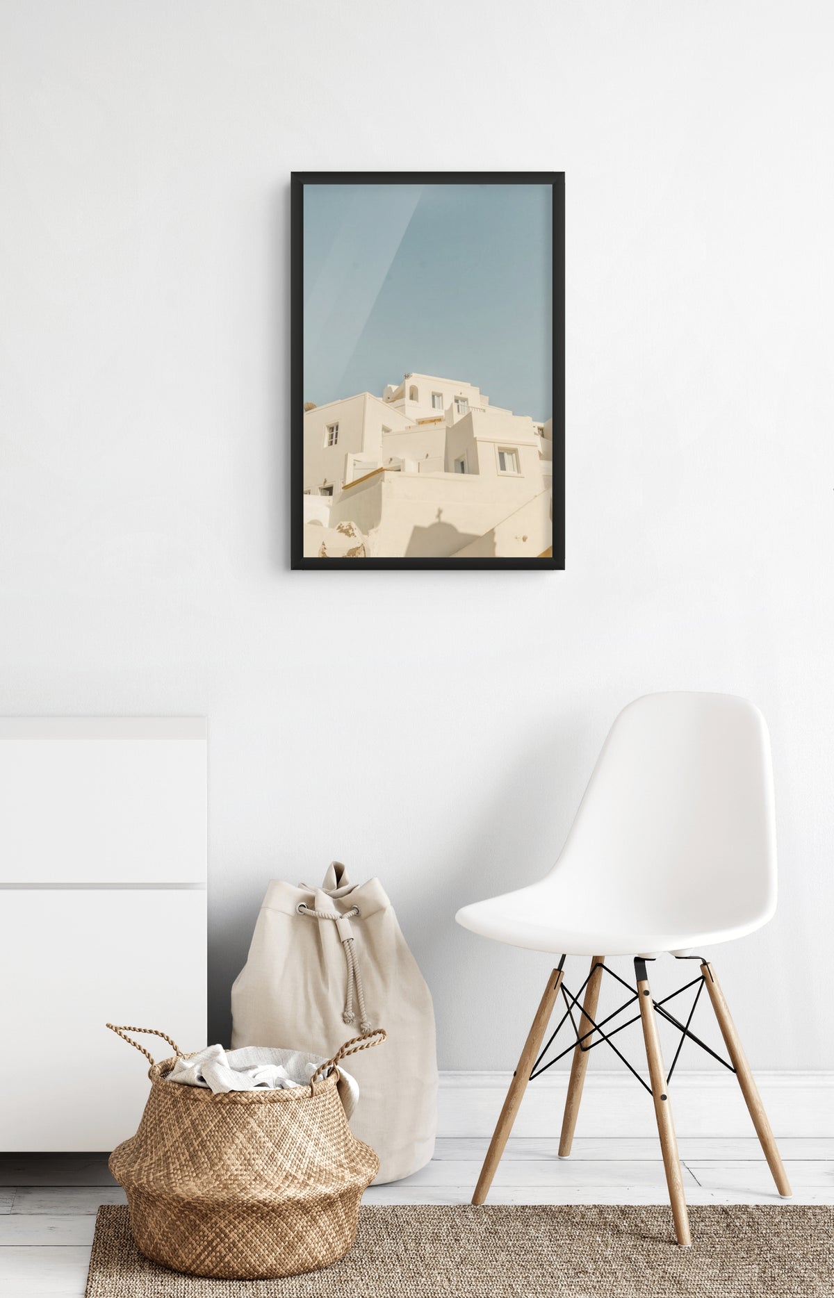Santorini buildings