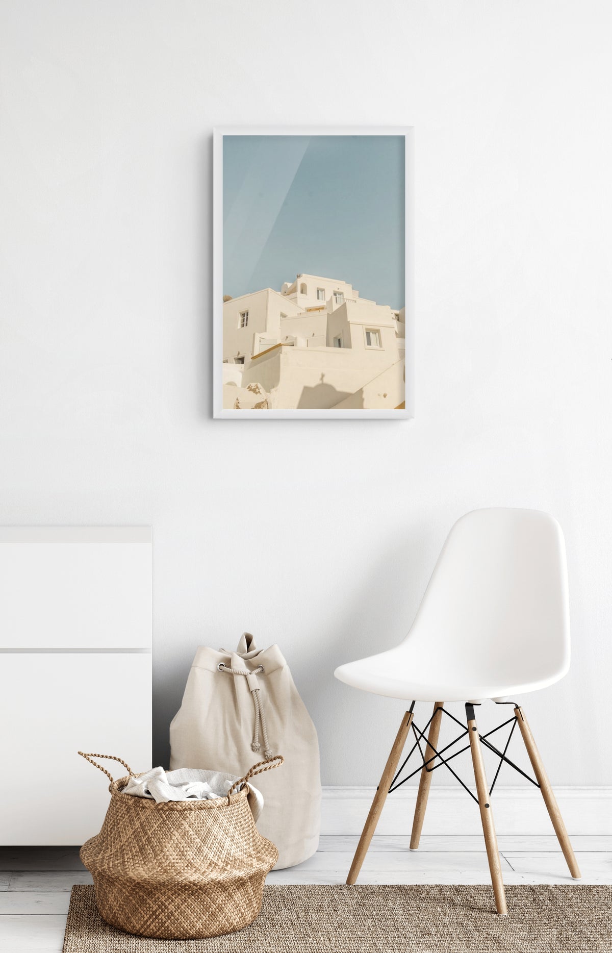 Santorini buildings