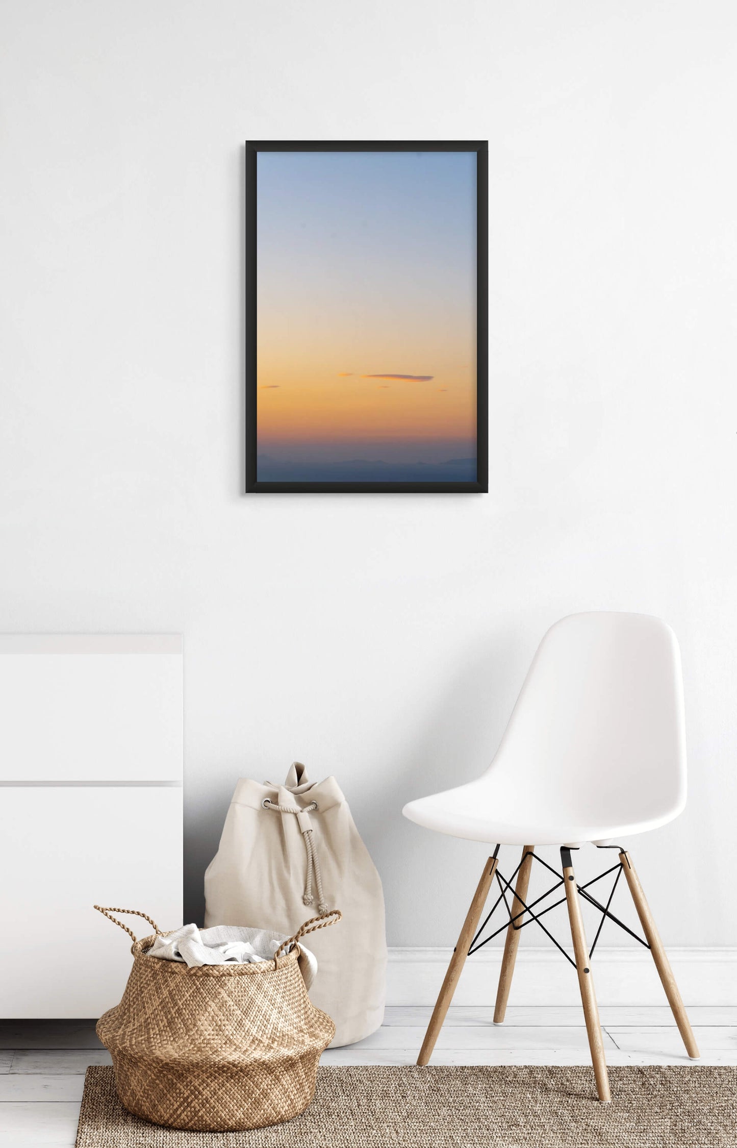 Santorini Sunset by Erica Goldemberg in A2 mockup