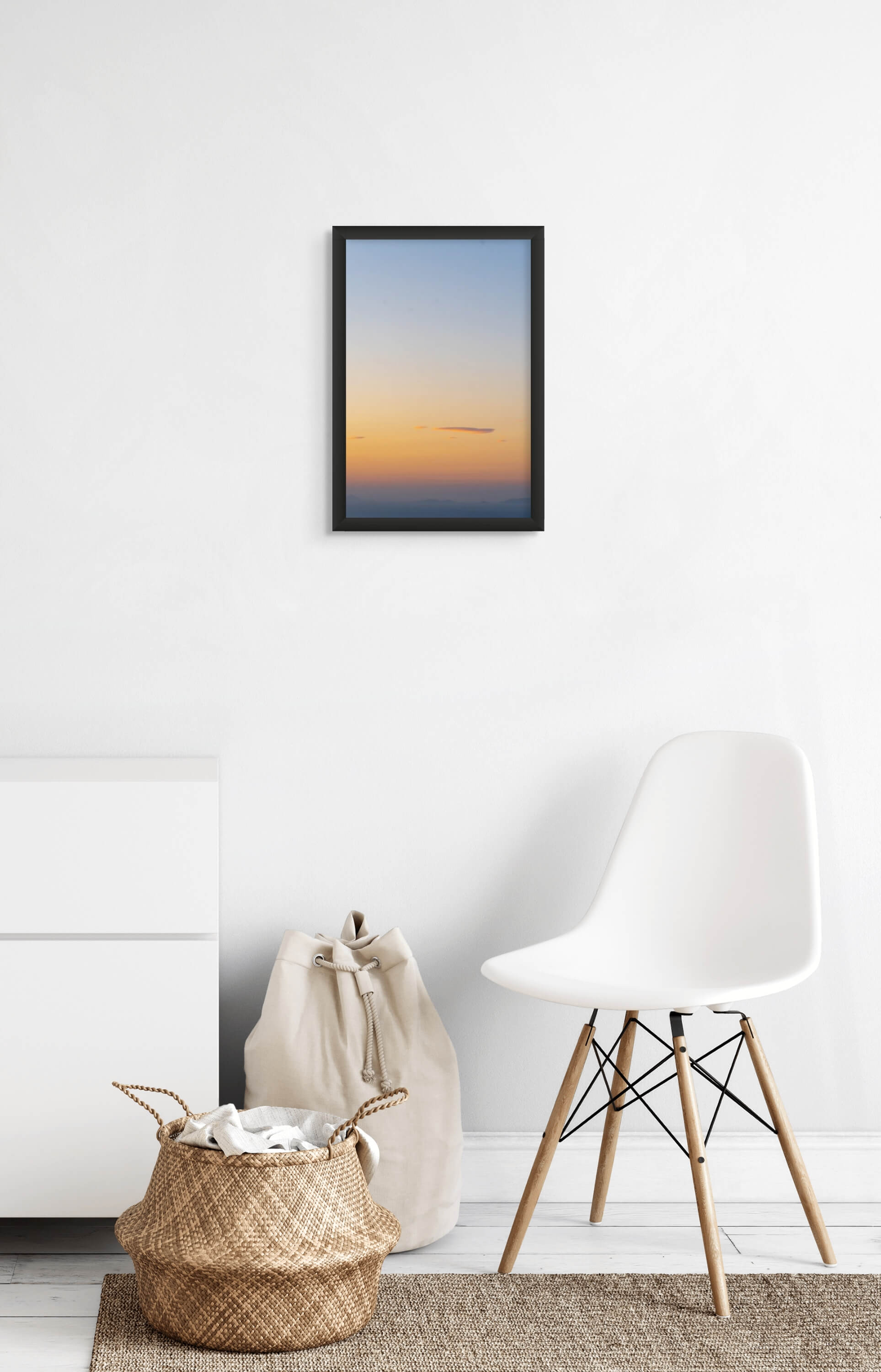 Santorini Sunset by Erica Goldemberg in A3 mockup